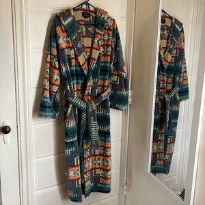 Pendleton Unisex Cotton Terry Velour Hooded Bathrobe